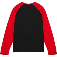 Mitchell  Ness Ohio State Buckeyes Legendary Slub Raglan Long Sleeve T-Shirt