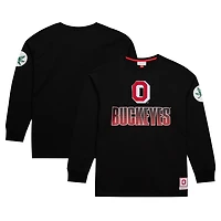 Mitchell  Ness Ohio State Buckeyes Throwback Allover Long Sleeve T-Shirt