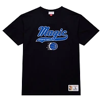 Mitchell  Ness Orlando Magic Hardwood Classics Felt Applique Slub T-Shirt
