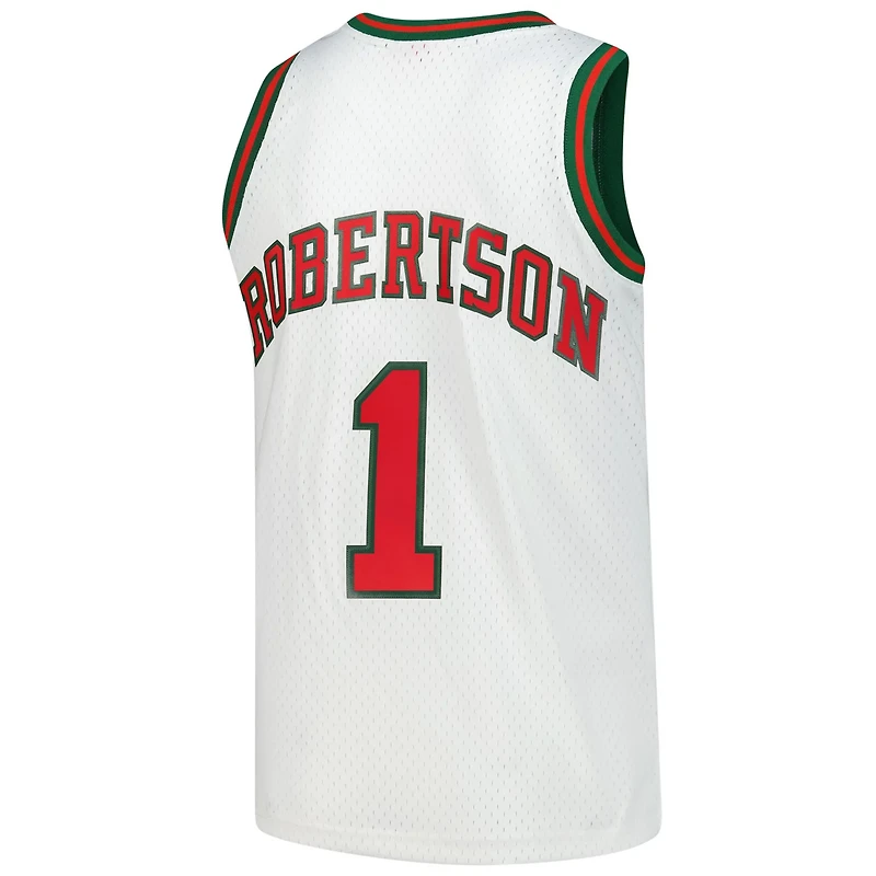 Mitchell Ness Oscar Robertson Milwaukee Bucks Hardwood Classics Swingman Jersey