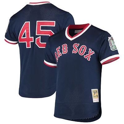 Mitchell Ness Pedro Martinez Boston Red Sox 1999 Cooperstown Collection Mesh Batting Practice Jersey