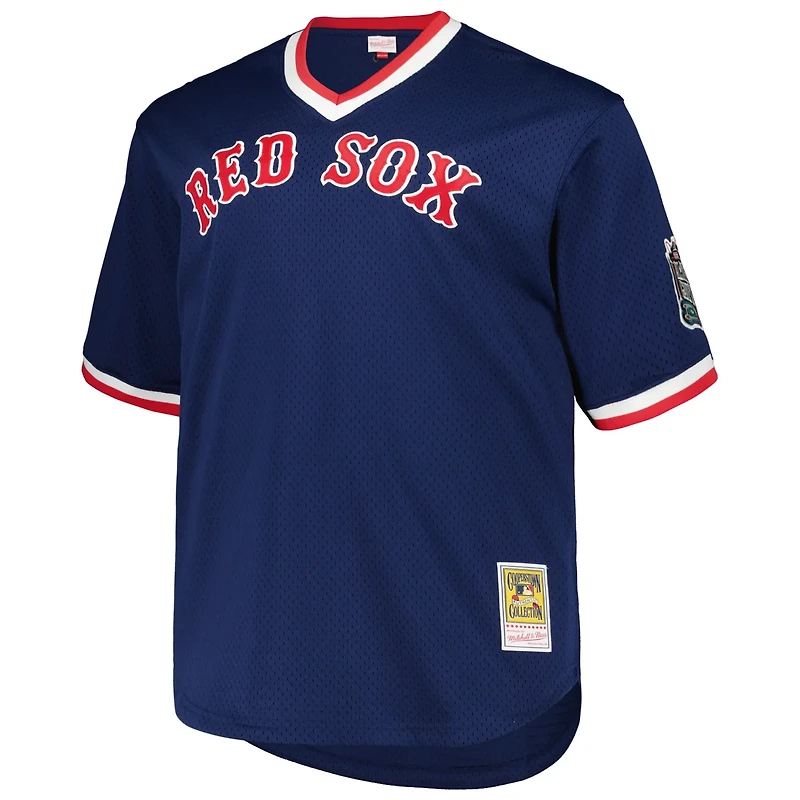 Mitchell  Ness Pedro Martinez Boston Red Sox 1999 Cooperstown Collection Mesh Pullover Jersey