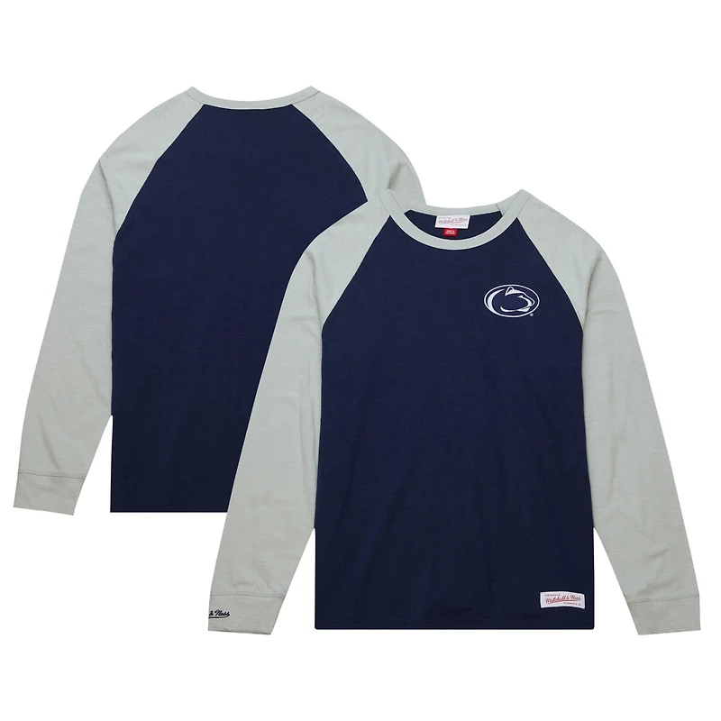 Mitchell  Ness Penn State Nittany Lions Legendary Slub Raglan Long Sleeve T-Shirt