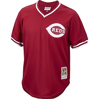Mitchell  Ness Pete Cincinnati Reds Cooperstown Collection Mesh Batting Practice Jersey