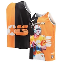Mitchell  Ness Peyton Manning /Tennessee Orange Tennessee Volunteers Sublimated Player Big  Tall Tank Top