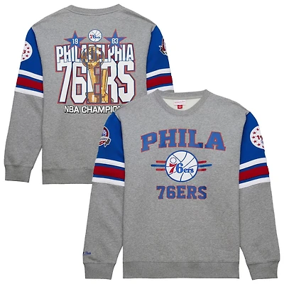 Mitchell  Ness Philadelphia 76ers Hardwood Classics All Over 40 Pullover Sweatshirt