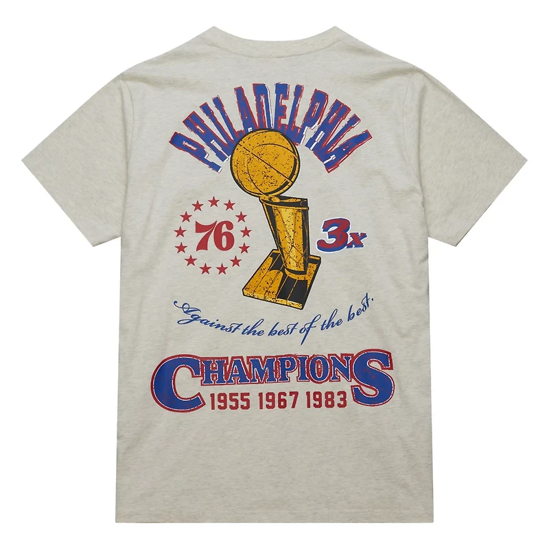 Mitchell  Ness Philadelphia 76ers Hardwood Classics Legacy Defined Retro Championship T-Shirt