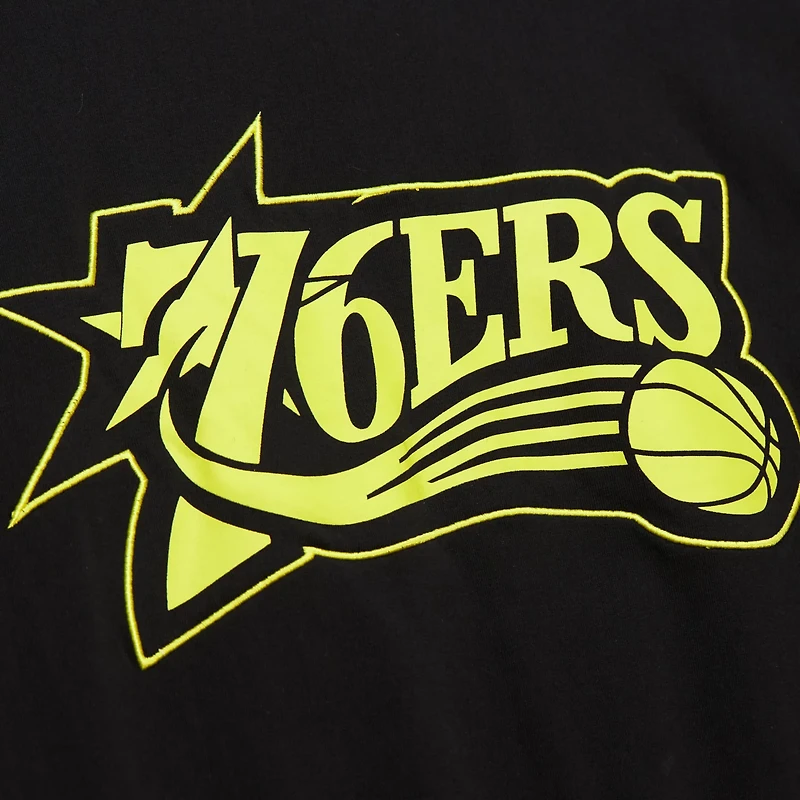 Mitchell  Ness Philadelphia 76ers Hardwood Classics Neon Nights Premium T-Shirt