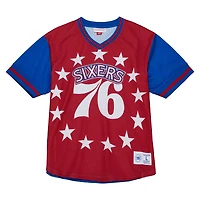 Mitchell  Ness Philadelphia 76ers Jumbotron 30 Mesh V-Neck T-Shirt