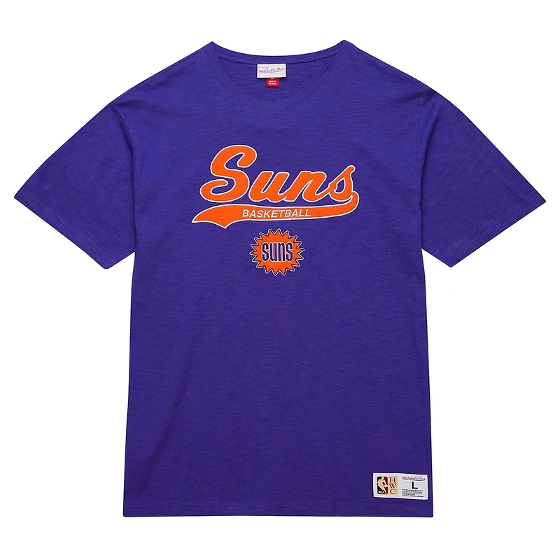Mitchell  Ness Phoenix Suns Hardwood Classics Felt Applique Slub T-Shirt