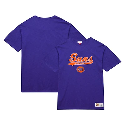 Mitchell Ness Phoenix Suns Hardwood Classics Felt Applique Slub T-Shirt