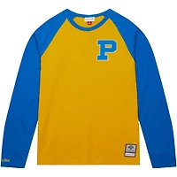 Mitchell  Ness Pitt Panthers Legendary Slub Raglan Long Sleeve T-Shirt