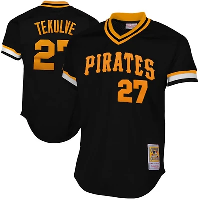 Mitchell  Ness Pittsburgh Pirates Kent Tekulve 1982 Cooperstown Collection Authentic Practice Jersey
