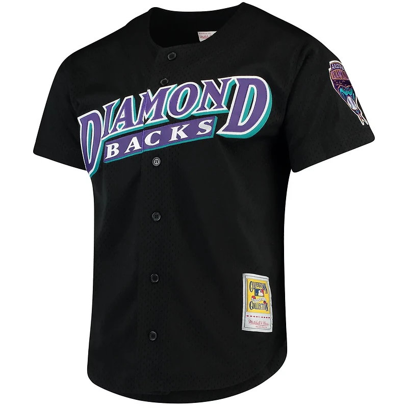 Mitchell  Ness Randy Johnson Arizona Diamondbacks Cooperstown Collection Mesh Batting Practice Button-Up Jersey