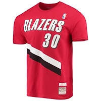 Mitchell  Ness Rasheed Wallace Portland Trail Blazers Hardwood Classics Player Name  Number T-Shirt