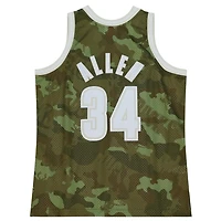 Mitchell  Ness Ray Allen Milwaukee Bucks Hardwood Classics 2000 01 Ghost Swingman Jersey