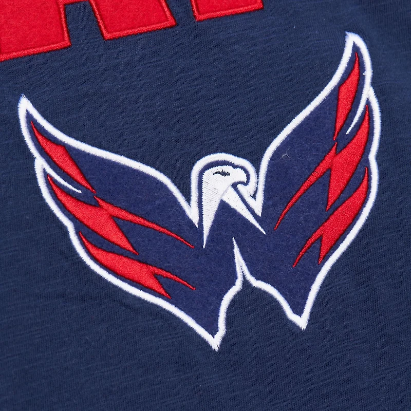 Mitchell  Ness Red Washington Capitals Legendary Slub Raglan Long Sleeve T-Shirt