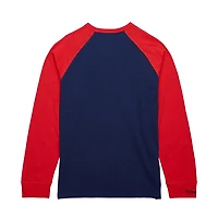Mitchell  Ness Red Washington Capitals Legendary Slub Raglan Long Sleeve T-Shirt