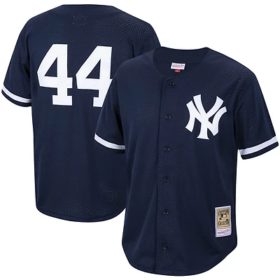 Mitchell  Ness Reggie Jackson New York Yankees Cooperstown Collection Mesh Batting Practice Button-Up Jersey