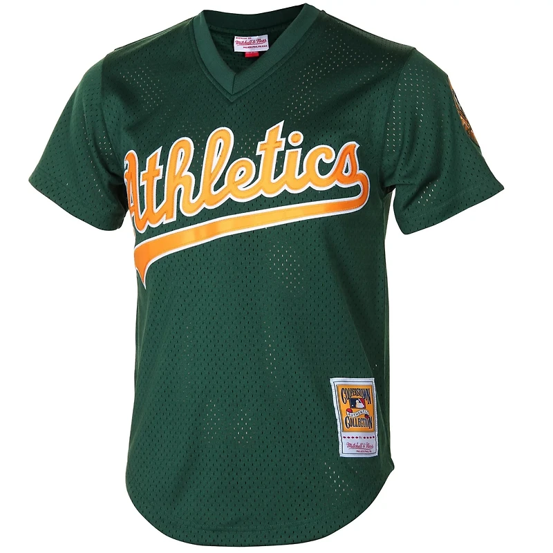 Mitchell Ness Rickey Henderson Athletics Cooperstown Mesh Batting Practice Jersey