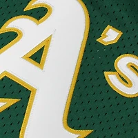 Mitchell  Ness Rickey Henderson Oakland Athletics 1991 Cooperstown Mesh Batting Practice Jersey