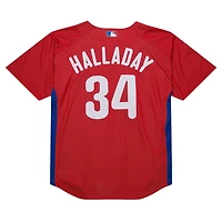 Mitchell  Ness Roy Halladay Philadelphia Phillies Cooperstown Collection 2010 Batting Practice Jersey