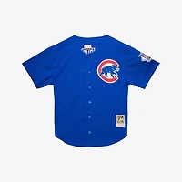 Mitchell  Ness Ryne Sandberg Chicago Cubs Cooperstown Collection 1997 Mesh Batting Practice Button-Up Jersey