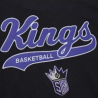 Mitchell  Ness Sacramento Kings Hardwood Classics Felt Applique Slub T-Shirt
