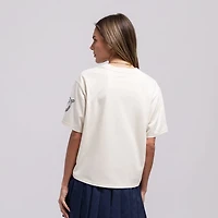 Mitchell  Ness San Diego Padres Cooperstown Yacht Rock Boxy Cropped T-Shirt