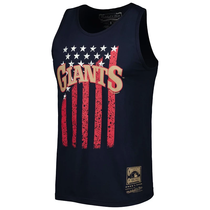 Mitchell  Ness San Francisco Giants Cooperstown Collection Stars and Stripes Tank Top