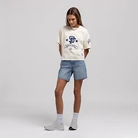 Mitchell  Ness San Francisco Giants Cooperstown Yacht Rock Boxy Cropped T-Shirt