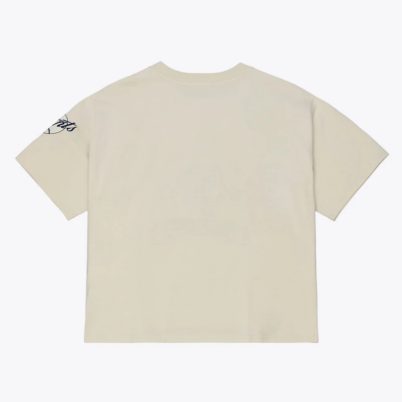 Mitchell  Ness San Francisco Giants Cooperstown Yacht Rock Boxy Cropped T-Shirt
