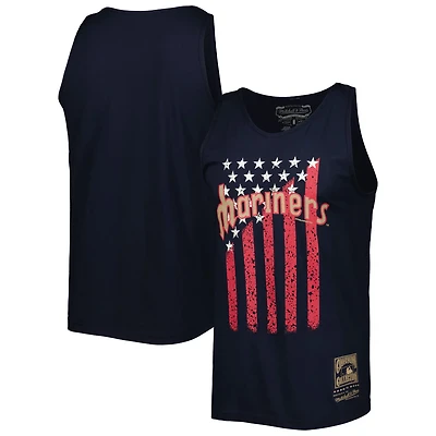 Mitchell  Ness Seattle Mariners Cooperstown Collection Stars and Stripes Tank Top
