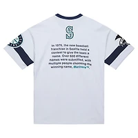Mitchell  Ness Seattle Mariners Cooperstown Collection Team Origins Premium T-Shirt