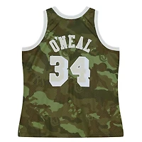 Mitchell  Ness Shaquille O'Neal Los Angeles Lakers Hardwood Classics 1996 97 Ghost Swingman Jersey