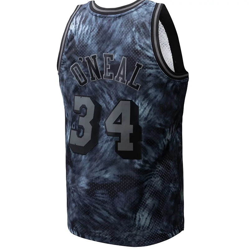 Mitchell  Ness Shaquille O'Neal Los Angeles Lakers Hardwood Classics 1996 97 Tie-Dye Swingman Jersey