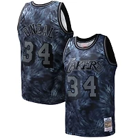 Mitchell  Ness Shaquille O'Neal Los Angeles Lakers Hardwood Classics 1996 97 Tie-Dye Swingman Jersey