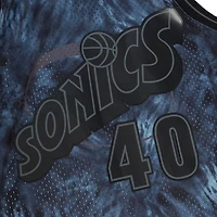Mitchell  Ness Shawn Kemp Seattle SuperSonics Hardwood Classics 1995 96 Tie-Dye Swingman Jersey