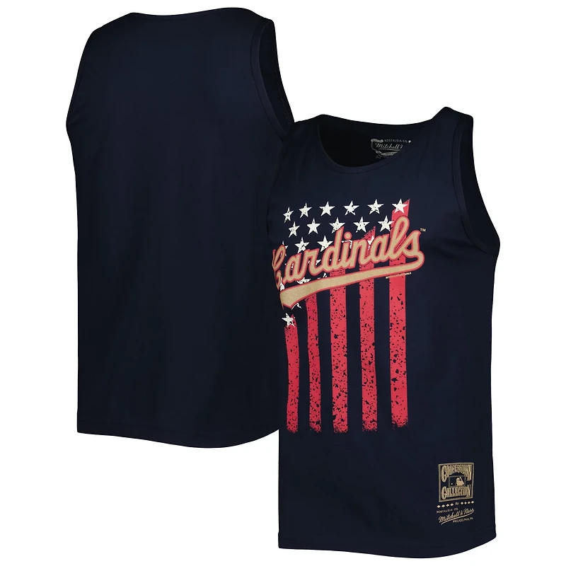 Mitchell  Ness St Louis Cardinals Cooperstown Collection Stars and Stripes Tank Top