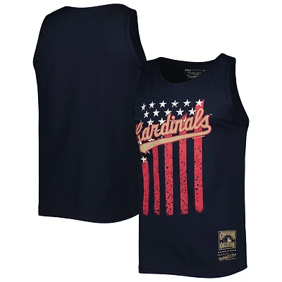 Mitchell  Ness St Louis Cardinals Cooperstown Collection Stars and Stripes Tank Top