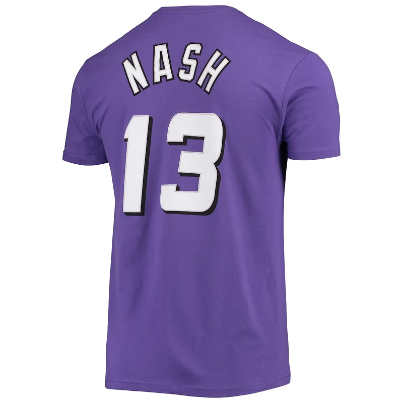 Mitchell  Ness Steve Nash Phoenix Suns Hardwood Classics Stitch Name Number T-Shirt