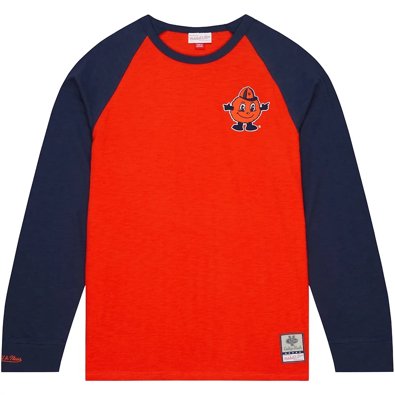 Mitchell  Ness Syracuse Legendary Slub Raglan Long Sleeve T-Shirt