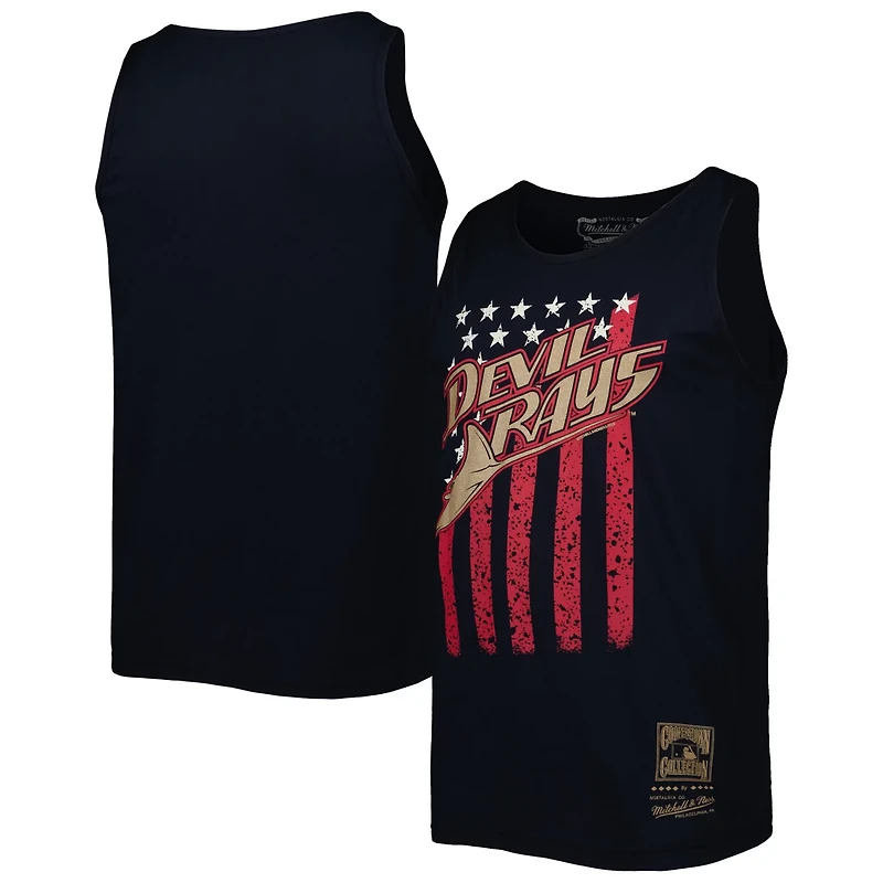 Mitchell  Ness Tampa Bay Rays Cooperstown Collection Stars and Stripes Tank Top