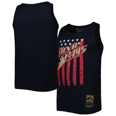 Mitchell  Ness Tampa Bay Rays Cooperstown Collection Stars and Stripes Tank Top