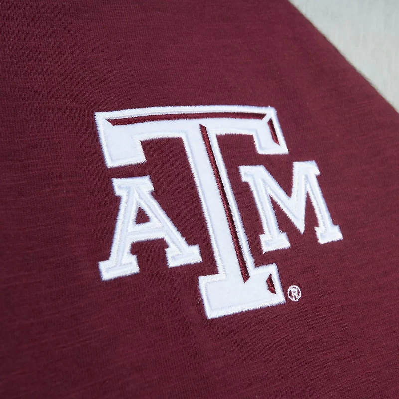 Mitchell  Ness Texas AM Aggies Legendary Slub Raglan Long Sleeve T-Shirt