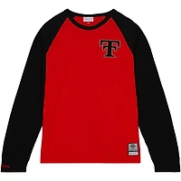 Mitchell  Ness Texas Tech Raiders Legendary Slub Raglan Long Sleeve T-Shirt