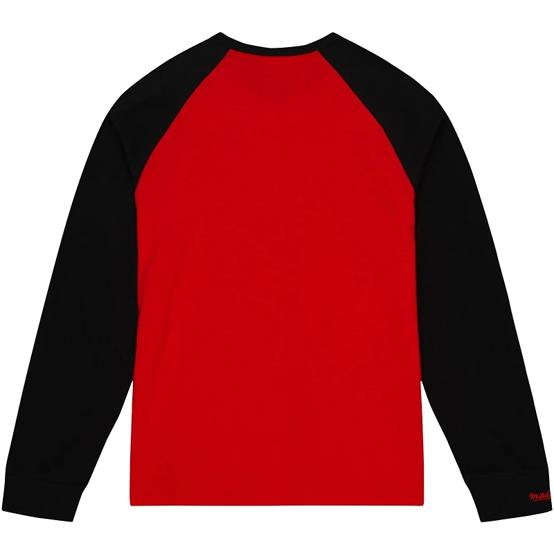 Mitchell  Ness Texas Tech Raiders Legendary Slub Raglan Long Sleeve T-Shirt