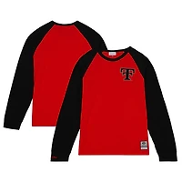 Mitchell  Ness Texas Tech Raiders Legendary Slub Raglan Long Sleeve T-Shirt
