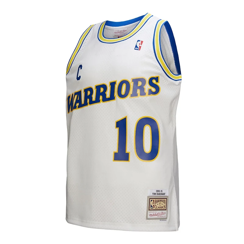 Mitchell  Ness Tim Hardaway Golden State Warriors Hardwood Classics 1990 91 Swingman Jersey