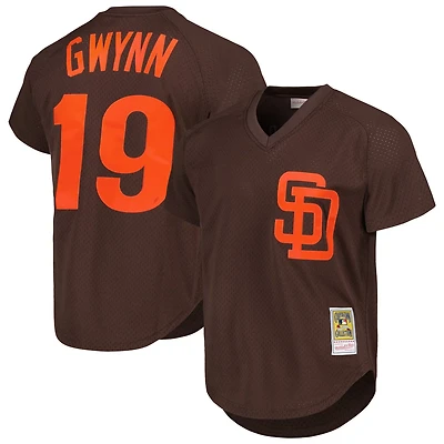 Mitchell Ness Tony Gwynn San Diego Padres Authentic Cooperstown Collection Mesh Batting Practice Jersey